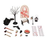 Miniatures d'halloween, Miniatures d'halloween 18pcs / Set 1:12 Garden de Maison de poupée 'Horreur à l'échelle pour Le décor du Festival fantôme