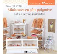 Miniatures en pâte polymère gâteaux sucrés et gourmandises