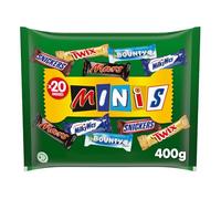 MINIATURES MIX - Assortiment de minis barres chocolat MARS, TWIX, SNICKERS, BOUNTY, MILKY WAY - 400g