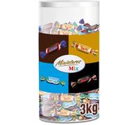 MINIATURES MIX - Assortiment de minis barres chocolat MARS, TWIX, SNICKERS, BOUNTY - 296 pièces - 3kgs.