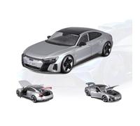 Miniatures montées - Audi RS e-TRON GT Argent 2022 1/18 Burago