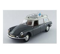 Miniatures montées - Citroen DS 19 Ambulance gris 1962 1/43 Rio