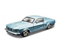 Miniatures montées - Ford Mustang GT Bleu 1964 1/43 Burago