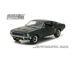 Miniatures montées - Ford Mustang GT Fastback vert 1968 1/24 Greenlight
