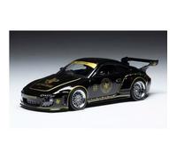 Miniatures montées - IXO - Porsche 997 - Noir - 1/43 - Berline & Coupé