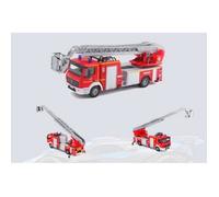 Miniatures montées - Mercedes Atego Magirus DLK 23/12 Pompier 1/55 Burago