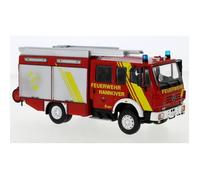 Miniatures montées - Mercedes LF 16/12 Ziegler Pompiers Hannovre 1995 1/43 IXO