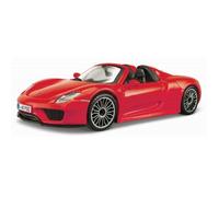 Miniatures montées - Porsche 918 Spyder rouge 1/24 Burago