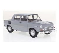Miniatures montées - Skoda 1000 MB gris/blanc 1965 1/24 Whitebox