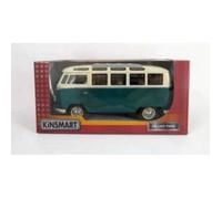 Miniatures montées - Volkswagen Samba Bus vert 1962 1/24 Kinsmart