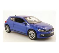 Miniatures montées - Volkswagen Scirocco 3 bleu 1/24 Welly