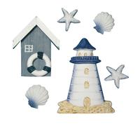 Rayher Petits objets en polyrésine A la plage 2-8 cm G