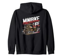 MINIBIKE Life Pilote Mini Moto Motard Sweat à Capuche