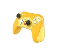 Minibird Pop Top - Manette sans fil Bluetooth "Pika" pour Nintendo Switch - Autonomie 16 heures - Manette Compacte et Compatible pour Switch/Switch Lite/Switch Pro - Turbo - Jaune