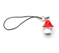 Miniblings amanite tue-mouches champignon vénéneux Pendentif pour téléphone mobile légumes toxiques forêt rouge pendentif bijoux faits à la main I Porte-clé Porte-clés