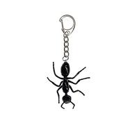 Miniblings ants Porte-clé Porte-clés ants Halloween insectes noir - bijoux à la mode main I I Pendentif trousseau de clés Porte-clef
