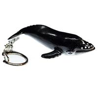 Miniblings Baleine à bosse Porte-clé Porte-clés océan baleine noir de baleine - Bijoux Fashion main I I Pendentif trousseau de clés Porte-clef
