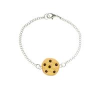 Miniblings Biscuit pépites de Chocolat Biscuits au Chocolat Bracelet pépites de Chocolat - 19cm Faits à la Main Bijoux de Mode - Dames Bracelet Fille