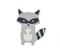 Miniblings Bois Broche Raton Laveur imprimé Nature Bear Forest Racoon - Main Bijoux Mode I Pins Bouton Pin