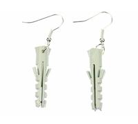 Miniblings Boucles d'oreille d'ancrage des fiches de bricoleur atelier d'artisanat de suspension à vis - main Mode Bijoux argenté plaqué I Boucles d'oreille
