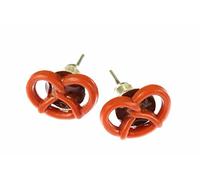 Miniblings bretzel Boucles d'oreille d-oreilles bretzel fête de la bière Wiesn Bayern 1cm - Boucles d'oreille bijoux de mode main je branche Boucles d'oreille