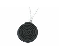 Miniblings chaîne à maillons argenté - Collier de Roue de réglisse 45cm réglisse réglisse Douce Kawaii - Bijoux Fantaisie Fait Main