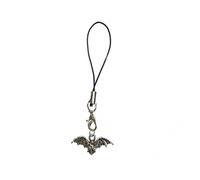 Miniblings chauve-souris porte-clés mobiles de chauve-souris Halloween pendentif de bijoux argenté à la main I Porte-clé Porte-clés