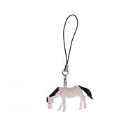 Miniblings cheval promenades en poney pendentif mobile cheval Pendentif pour téléphone mobile blanc- pendentif bijoux faits à la main I Porte-clé Porte-clés