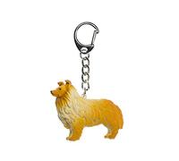 Miniblings Collie Collie Porte-clé Porte-clés chien - bijoux à la mode main I I Pendentif trousseau de clés Porte-clef