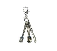 Miniblings couverts cuillère fourchette couteau dîner charm salle à manger - Bijoux Fashion main argenté Pendentifs - breloque pendentif - pendentif pour bracelet
