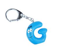Miniblings G Lettre Barbapapa Porte-clé Porte-clés Nom de bleu initial - bijoux à la mode main I I Pendentif trousseau de clés Porte-clef