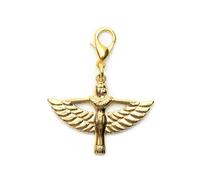 Miniblings Isis Figure Charm Pendentif Egypte Déesse égyptienne Figurine Volante Or