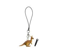 Miniblings Kangourou avec bébé pendentif téléphone mobile ornements téléphone mobile animaux porte-clé Australie main pendentif bijoux de mode I Porte-clé Porte-clés