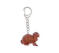 Miniblings lapin Porte-clé Porte-clés lapin lièvre Bélier Brown - Bijoux mode main I I Pendentif trousseau de clés Porte-clef