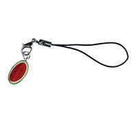 Miniblings Melon pastèque pastèque Pendentif pour téléphone Mobile huitième Melon pastèque Rouge Vert- Pendentif Bijoux Faits à la Main I Porte-clé Porte-clés