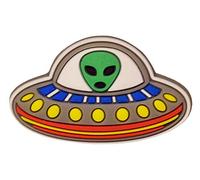 Miniblings ovni Broche Extraterrestre Broche Extraterrestre Espace Tous Les Mini - Main Bijoux Mode I Pin Button Pins
