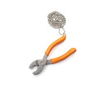 Miniblings Pince Collier 80 cm Outil Atelier Boîte à outils Bricolage Bijoux fantaisie faits à la main Chaîne à billes Argenté