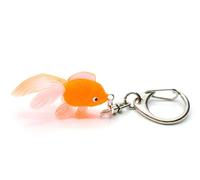 Miniblings Poisson Rouge Koi de Orange néon de - Bijoux à la Mode Main I I Pendentif Trousseau de clés Porte-Clef
