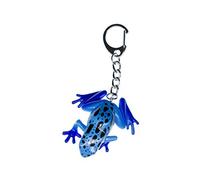 Miniblings Porte-clé Porte-clés Grenouille Poison Bleu - Bijoux à la Mode Main I I Pendentif Trousseau de clés Porte-Clef