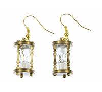 Miniblings sablier ne minuteries minuterie oeuf suspension montre doré - argenté de bijoux à la mode main I Boucles d'oreille
