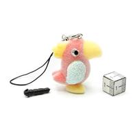 Miniblings Toucan moelleux Pendentif pour téléphone portable perroquet oiseau pour enfants - Bijou fantaisie fait main - Pendentif bijou de téléphone portable porte-clés