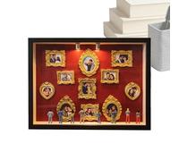 Minicadres DIY - Kit d'affichage de musée Miniature de 20 cm, Ensemble de décoration de Cadre créatif,Cadres d'art compacts | Kit decadres pour Mini musée d'art