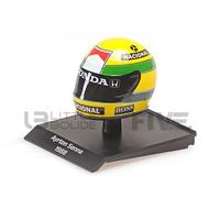 Minichamps 540388812 Casque 1:10 Ayrton Senna-1988 Voiture Miniature de Collection, Multicolore