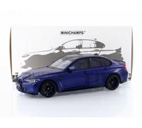 Minichamps 110020220 - M3 Matt Blue Metallic 2024 - echelle 1/18 - modèle de Voiture
