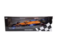 MINICHAMPS 1:18 Modèle Auto F1 McLaren MCL35M Pole Norris GP Russie 2021