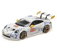 Minichamps 110062042 - Porsch. 911 (992) GT3RS White & Yellow 2023 - échelle 1/18 - modèle de Voiture