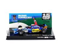 MINICHAMPS 1/43 - BENETTON RENAULT B195 - CANADA GP 1995 WITH FIGURINE ALESI (M.