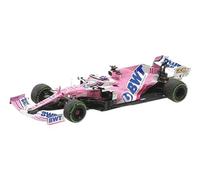 Minichamps 1:43 BWT Racing Point F1 Team Mercedes RP20 - Sergio Perez - 2nd Place Turkish GP 2020 - Voiture Miniature de Collection - Adulte, Collectionneurs, Amateurs - Unisexe Adulte