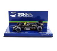 Minichamps 540863312 - Lotus 98T Ayrton Senna 1986 Dirty Version 30th Anniversary Collection - echelle 1/43 - modèle de Voiture
