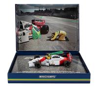 MINICHAMPS 1:43 Modèle F1 McLaren MP4/8 Vettel Tribute Senna Imola 530934305